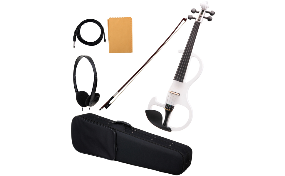 Електроскрипка Cantabile EV-90WH біла (з підсилювачем, ялина/клен/ебоніт)