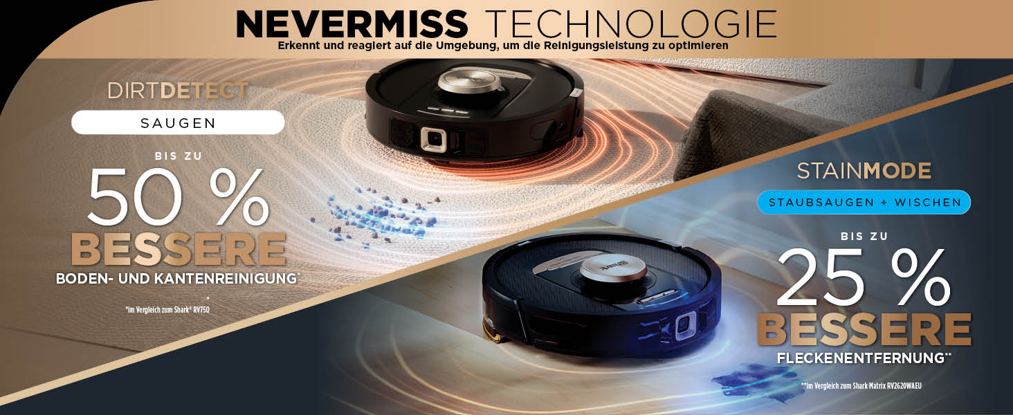 Робот-пилосос Shark PowerDetect 2-в-1 з функцією миття, NeverTouch Pro, самостійне очищення на 60 днів, 3D/LiDAR навігація, NeverStuck, керування через додаток, чорний RV2800ZEEU, 2 щітки, антимікробні подушечки, 1 капсула