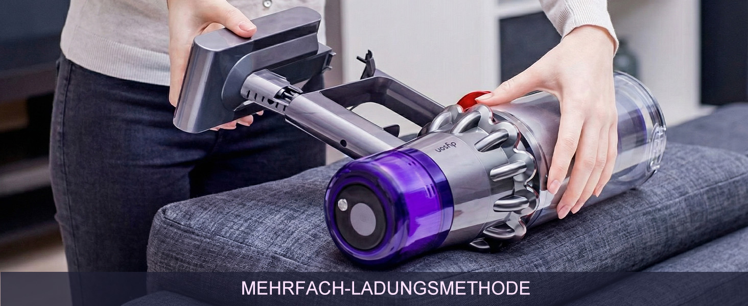 Акумулятор FLYLINKTECH 8.0Ah V8 для пилососів Dyson V8 Absolute/Animal/Fluffy/Motorhead SV10 з 2+1 фільтрами та 4 шурупами