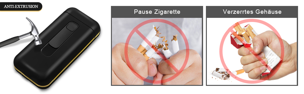 Електронне табакерне аксесуар Lafagiet XL666: кейс для сигарет з запальничкою, LED-дисплей, 18 шт. King Size, подарунок для чоловіків