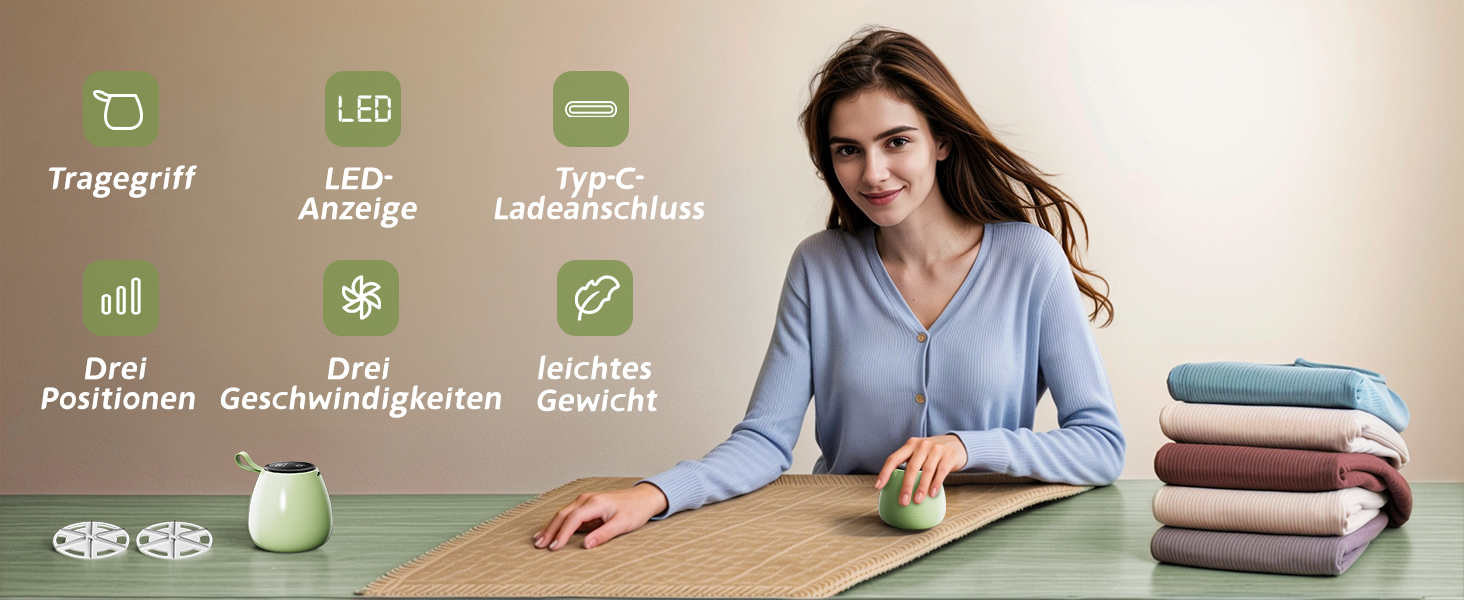 Електричний видальник пуху з 2 змінними лезами, 3 режими, LCD-дисплей, USB-зарядка для різних тканин