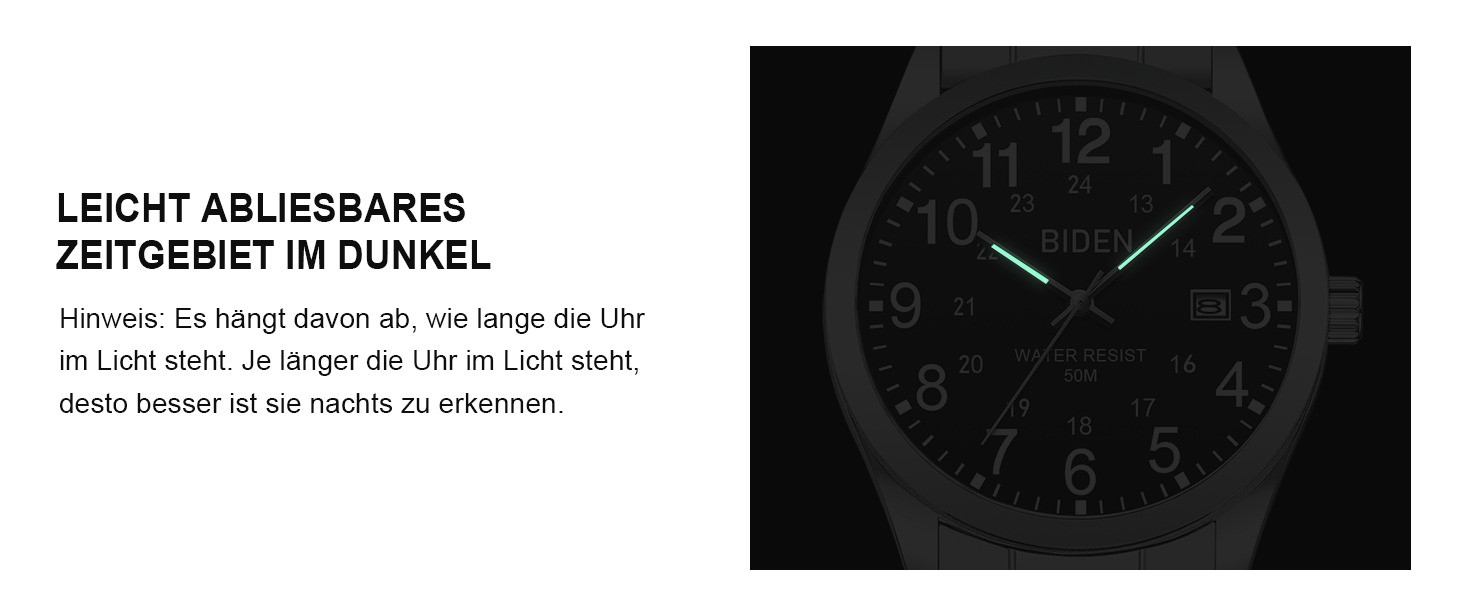Годинник чоловічий LENQIN з нержавіючої сталі, кварцовий, аналоговий, водонепроникний (30M), стильний, повсякденний, срібно-чорний