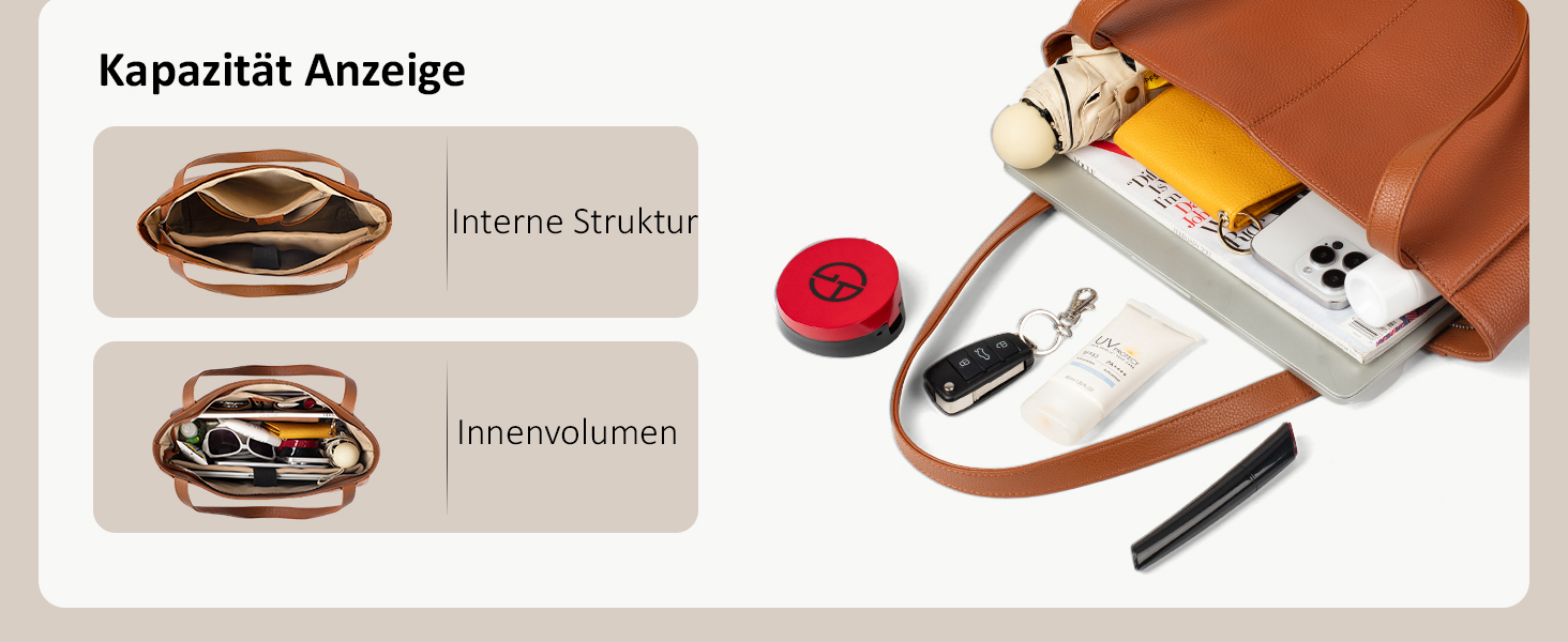 Сумка жіноча шкіряна befen Grande Shopper з відділенням для ноутбука 14