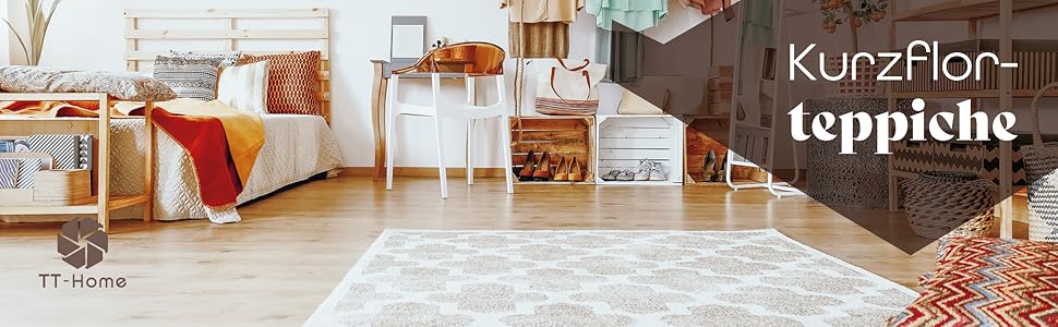 Килимок для вітальні TT Home Kurzflor: короткий ворс, антиковзаюча підкладка, однотонний, сучасний, машинне прання, світло-блакитний, 200x200 см