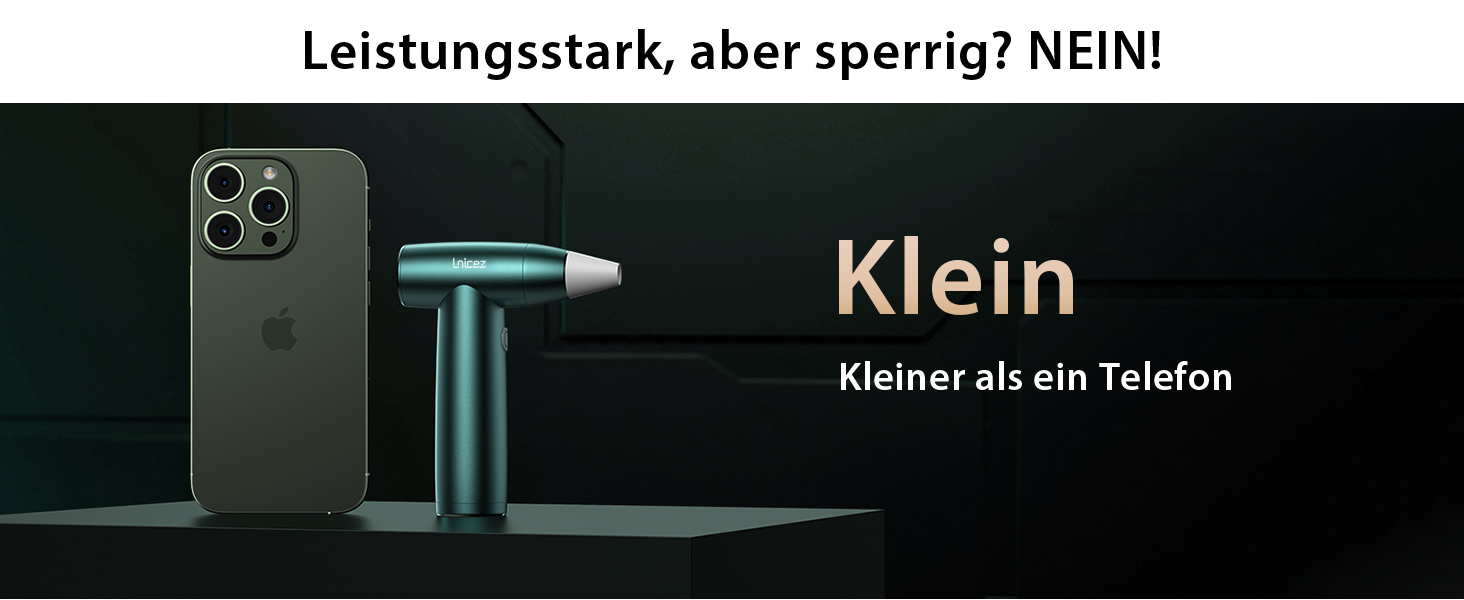 Електричний пилосос для видалення пилу 150000 RPM - бездротовий компресор для чищення з потужним безщітковим мотором (червоний)