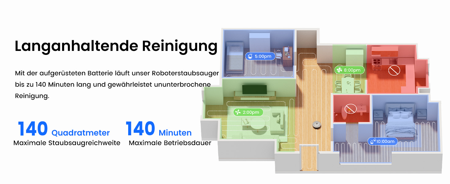 Робот-пилосос LEFANT M2 Pro з автоматичною системою викачування пилу, лазерною навігацією та картографією, індивідуальним налаштуванням, уникненням перешкод, ідеальний для видалення шерсті тварин. Білий/Сірий