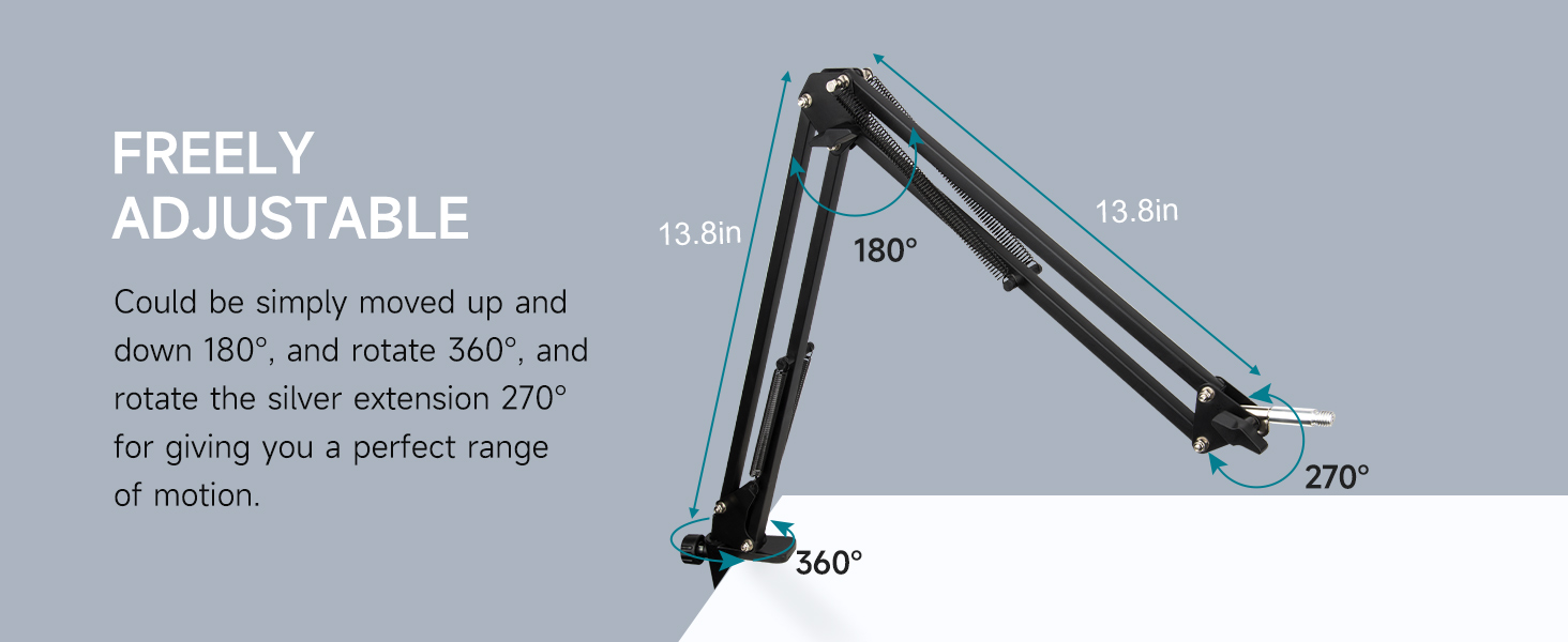 Тримач для мікрофону YOUSHARES для Rode NT-USB+, NT-USB MINI, PodMic, PodMic USB, NT1, XCM-50 - професійний стійкий кріплення для подкастів, домашньої студії та геймінгу