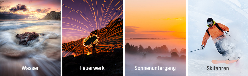 Набір фільтрів ND NEEWER з 15x лупою, 4 шт. (ND8, ND16, ND32, CPL) + макрооб'єктив для GoPro Hero 13/12/11/10/9