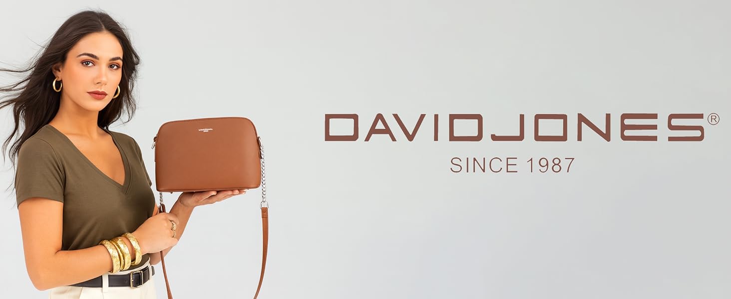 Сумка жіноча David Jones через плече, чорна: кросбоді, клатч, вечірня, повсякденна, зі шкіри PU, на ланцюжку