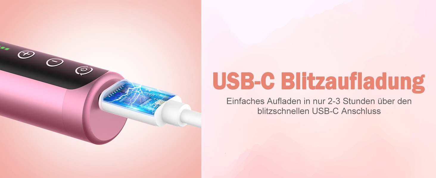 Електричний набір для манікюру та педикюру NailGirls 11 в 1, 35000 RPM, рожевий