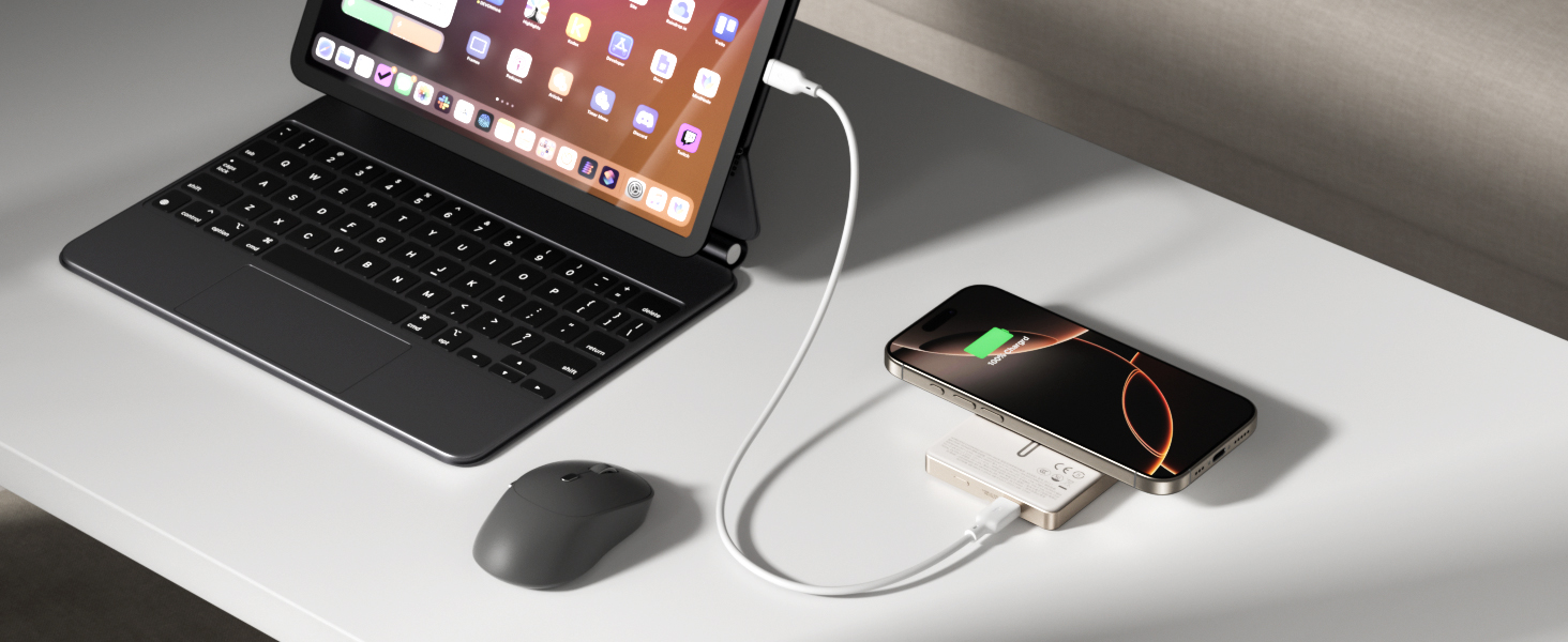 Портативний зарядний пристрій MOMAX 5000mAh з магнітним кріпленням, PD20W, для iPhone, AirPods та Android