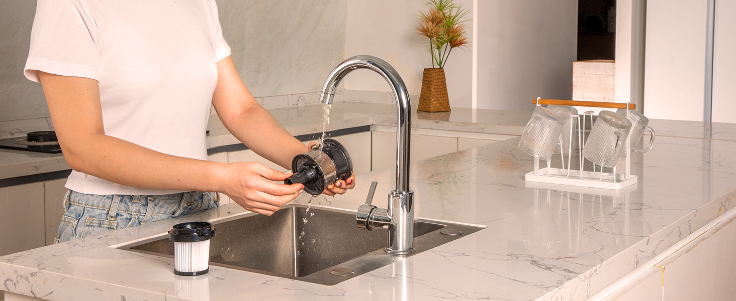 Бездротовий акумуляторний пилосос V15: 35KPa, 6-в-1, для твердих підлог та килимів, видаляє шерсть тварин