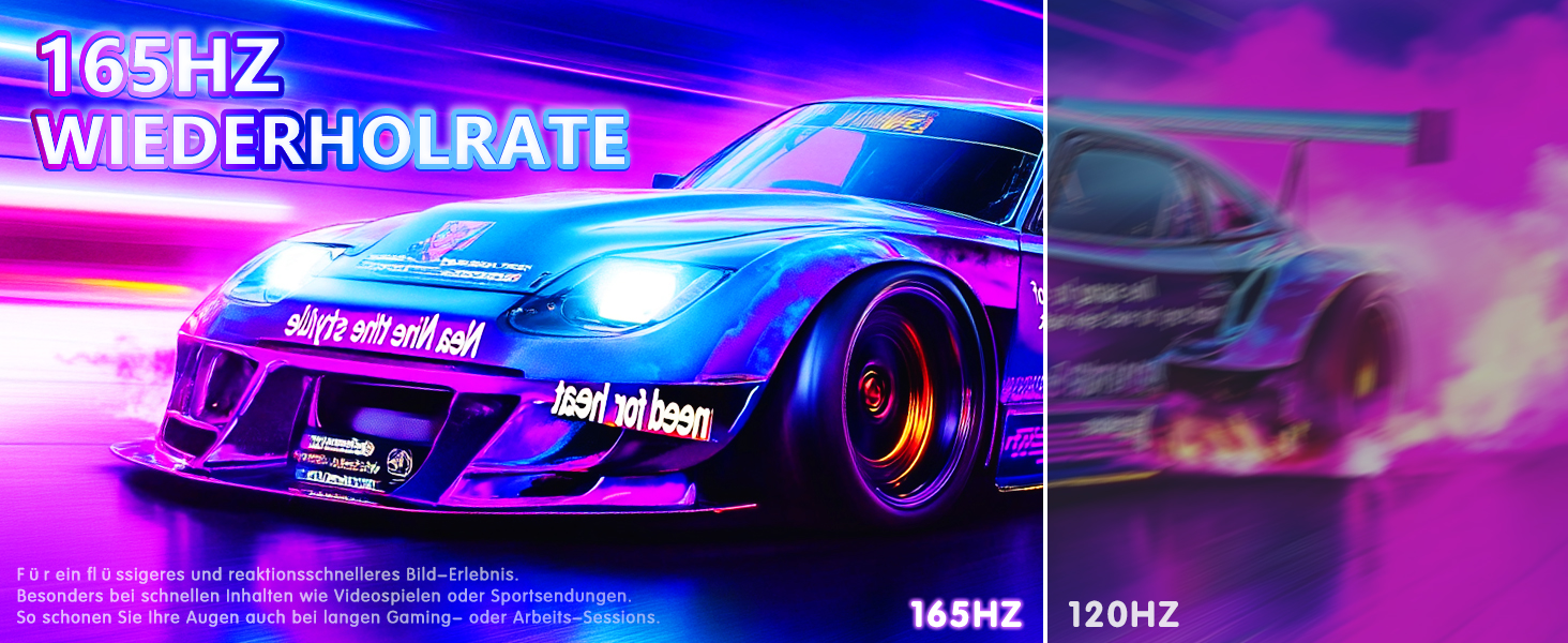 Портативний монітор 16 дюймів 1200P 165Hz 450Nits 100% sRGB з Smart Cover, для ноутбука PC Xbox PS4 PS5 Switch, чорний