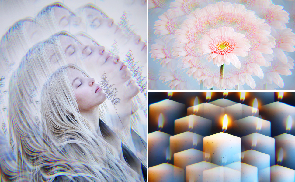 NEEWER Фільтр-призма Kaleidoscope 67mm для фотографії, кристалічне скло, ефект рефракції, змінна кількість мотивів