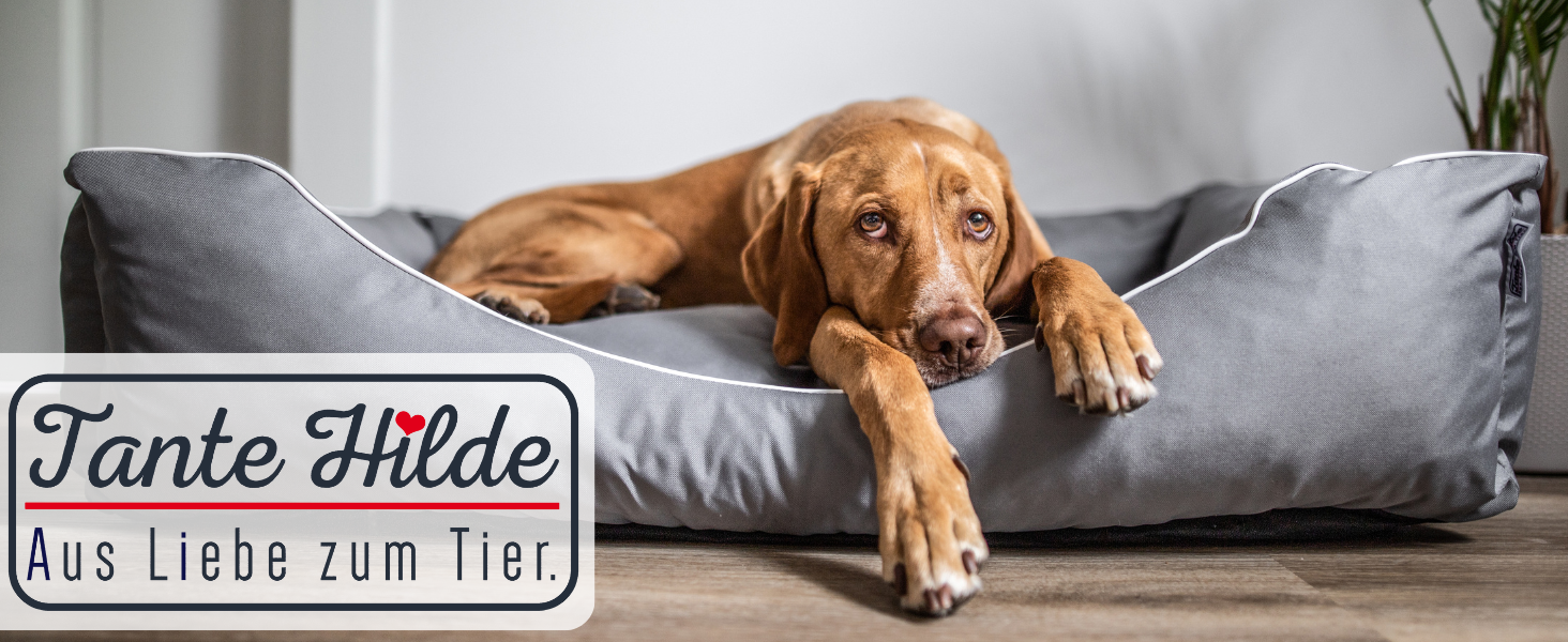Aunt Hilde Dog Bed Norderney XXXL (120x90x25) Green – Washable, Robust and Comfortable Dog Bed & Dog Basket in Various Sizes – Ideal for large dogs e.g. German Shepherd, Ridgeback