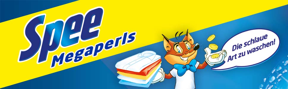 Пральний порошок для кольорових речей Spee Megaperls Color 3+1, свіжість, 1.14 кг (90 циклів прання)