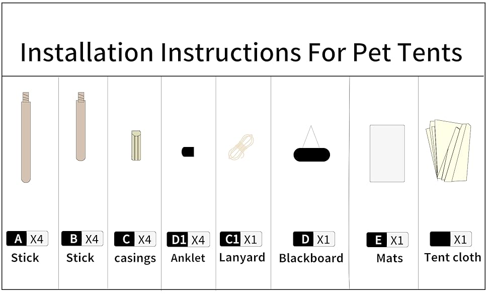 Зручне собаче намет Tipi з плюшевим матрацом, 50x50x60 см, темно-сірий