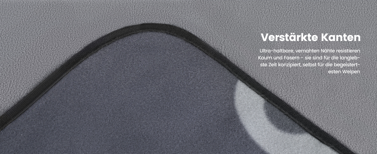 Водонепроникний килимок для собак, 152x127 см, плюшевий фланель та шерпа, для середніх та великих собак, машинне прання - Чорний (152x127 см, Сірий)