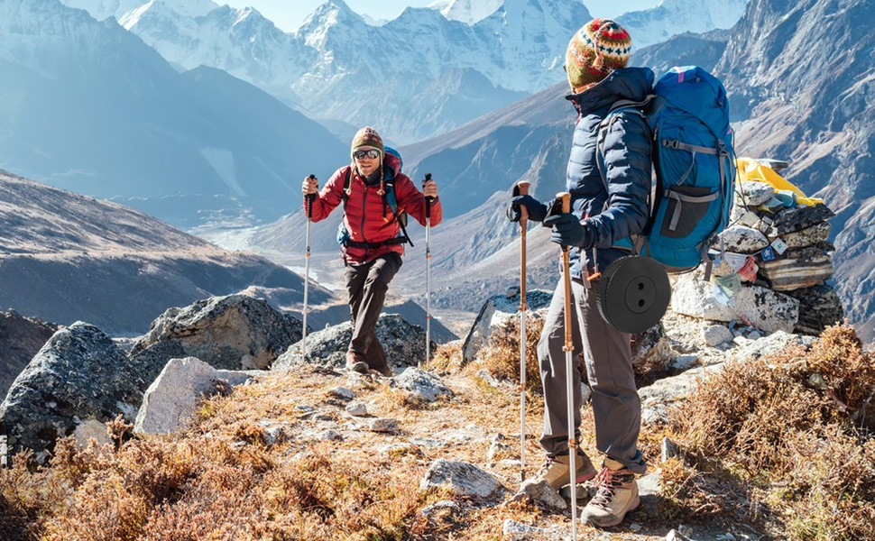 Крісло-телескоп для кемпінгу, регулювання висоти 6-45 см, вантажопідйомність 181 кг, портативне з ремінком для перенесення (Чорний, 2 шт.)