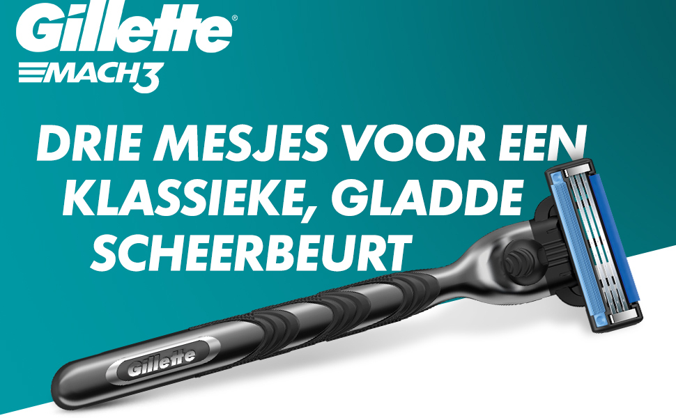 Смінні касети для бритви Gillette Mach3, набір 18 шт, чоловічі леза для вологого гоління