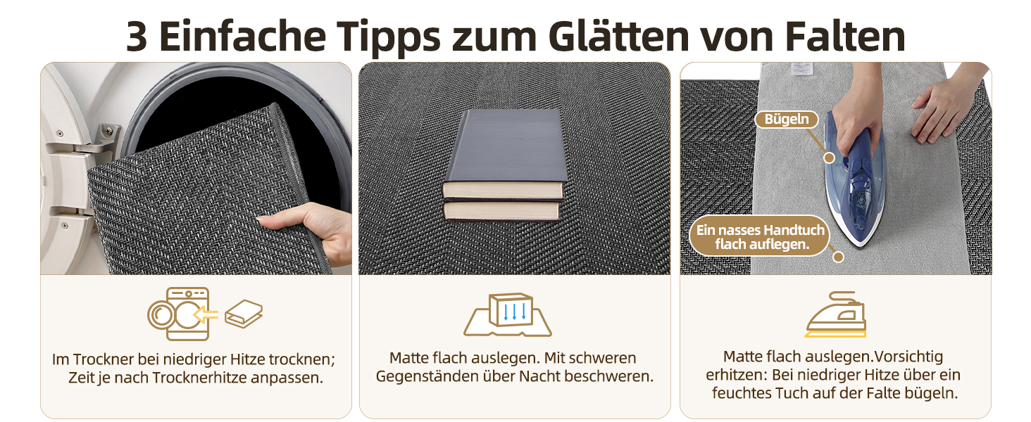 Килимок для дому COLOR&GEOMETRY 43x76 см, сірий, машинне прання, неслизький, для входу, вбираючий, для передпокою, коридору