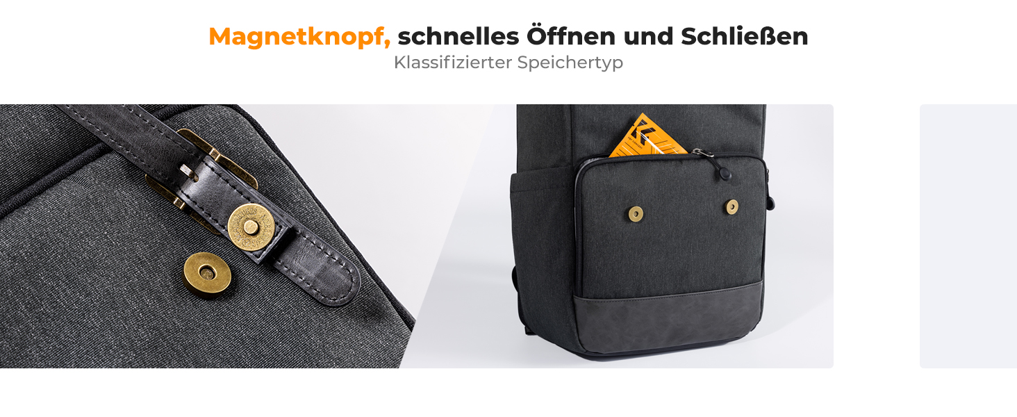 Водонепроникний фоторюкзак K&F Concept Rolltop 20Л для дзеркальних камер Canon, Nikon, Sony та ноутбука 15.6