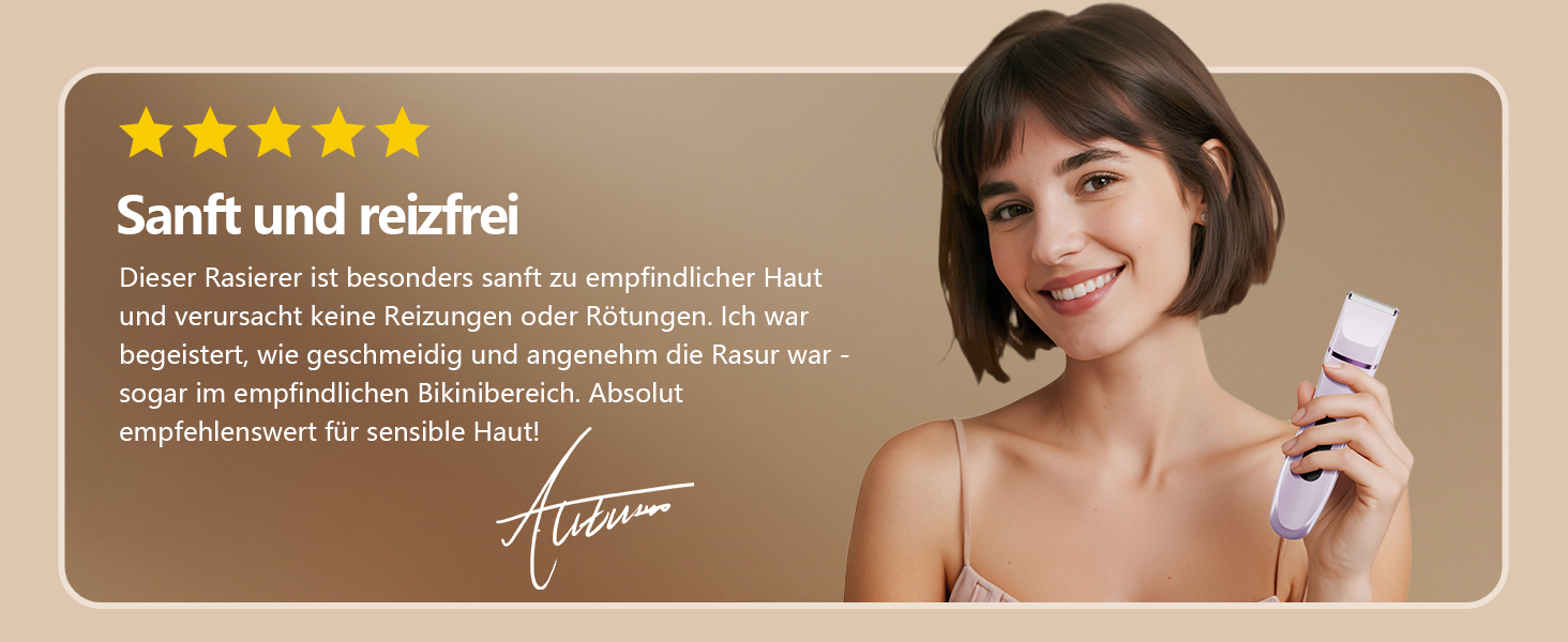 Електричний жіночий епілятор 2-в-1 Intimrasierer Lila: ніжний догляд за тілом та зоною бікіні