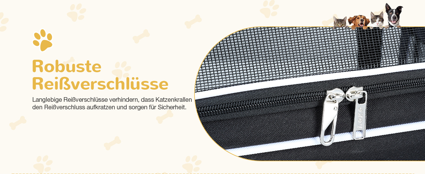 Транспортна сумка для собак та котів, розширювана, до 6 кг, чорна, M