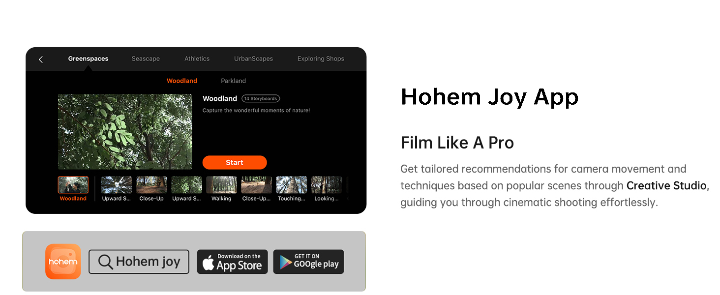 Hohem iSteady V3 – Стабілізатор для смартфона з AI-трекером, магнітним світлом та пультом ДУ