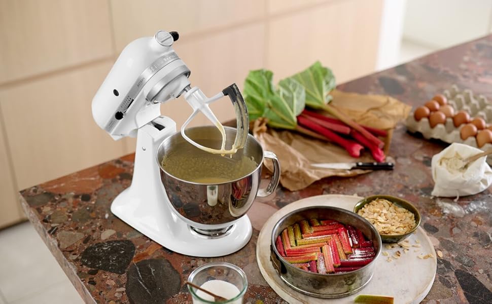 Гнучка лопатка-віночок KitchenAid 5KFE5T для міксера, насадка для планетарного міксера, оригінальний аксесуар