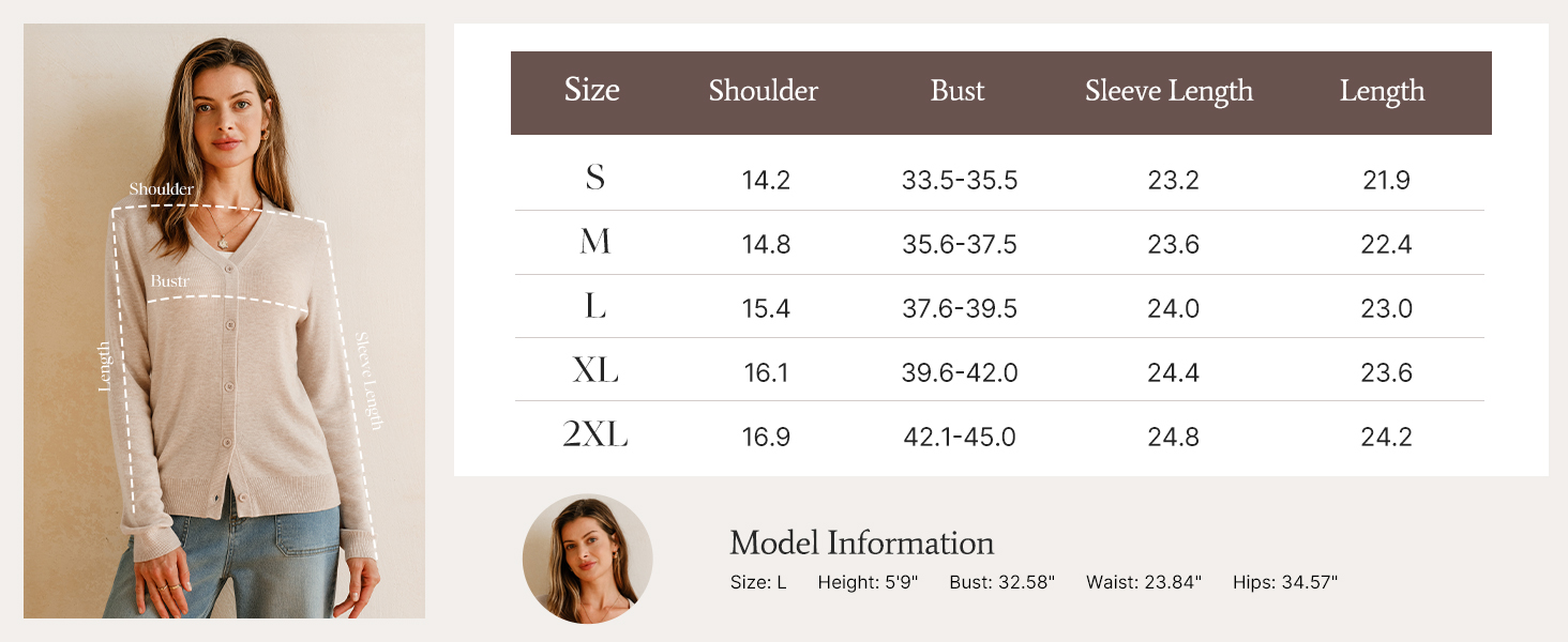 Жіноча в'язана жилетка Arachne & Cloz з суміші вовни, легка, V-подібний виріз, кардиган, короткий/довгий рукав, з ґудзиками, повсякденний топ, кольору абрикос, розмір M