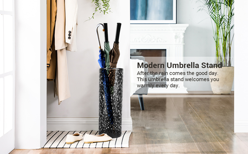 Металевий підставка для парасольки Topiky, кругла, золота, 15x10,5 см