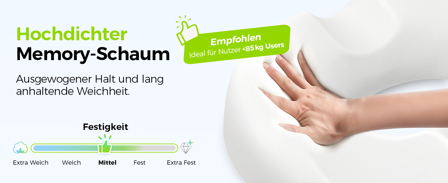 Ортопедична подушка для сидіння AUVON кругла з подвійною U-подібною формою та нахилом для полегшення навантаження на стегна, подушка для геморою, офісне крісло, автомобіль, сидіння, підвищує комфорт сидіння, покращує кровообіг, полегшує куприк