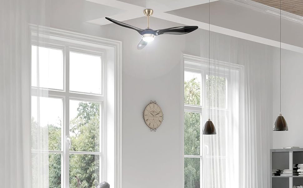 Стельовий вентилятор Sichler з LED-лампою та керуванням Alexa: 2-в-1, Wi-Fi, голосове керування, таймер, 1000 лм