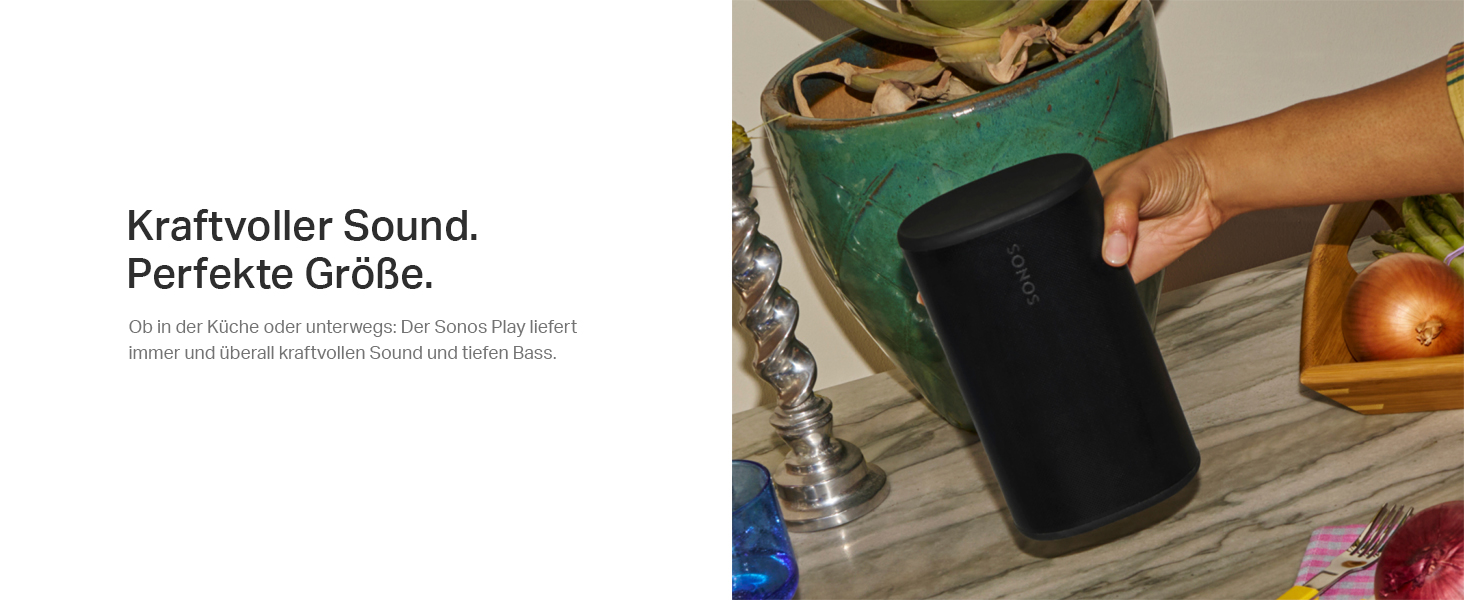 Sonos Play: Портативна бездротова колонка з потужним звуком (Чорна)