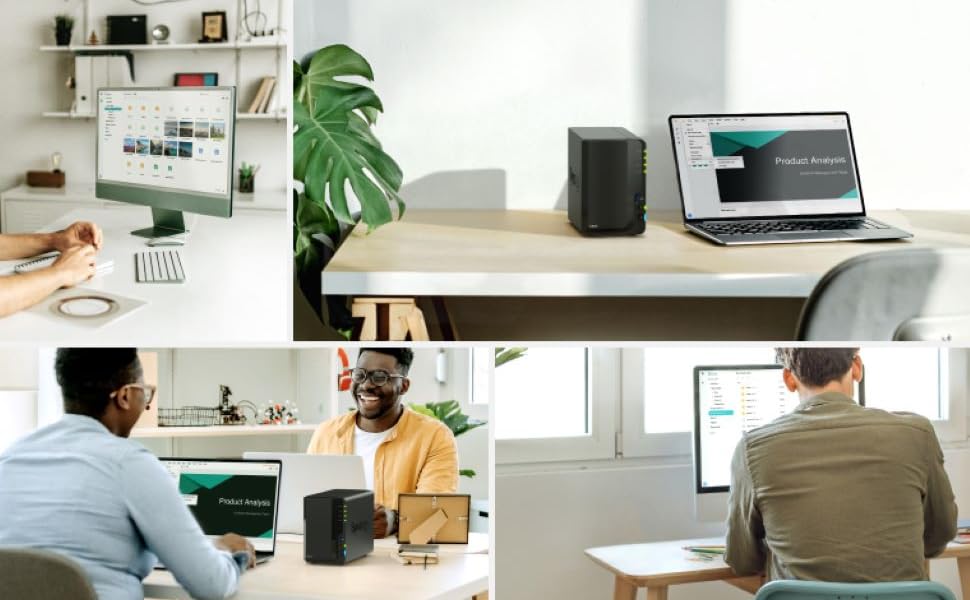 Synology DS223 - 2-Bay NAS DiskStation, Чорний, 2 ГБ RAM, 1x RJ-45 LAN, Realtek RTD1619B, 0TB