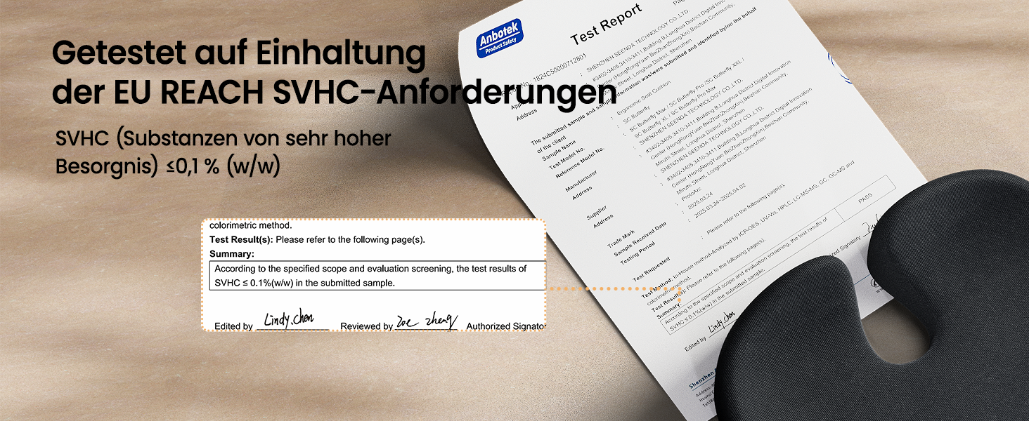 Ортопедична подушка для сидіння ProtoArc для офісного крісла: Memory Foam, рівномірний розподіл тиску, комфорт для офісу, авто, інвалідного візка, чорний, велика