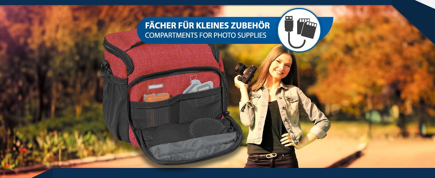 Сумка для DSLR-камери PEDEA: стильна фотосумка з водонепроникним чохлом (сіра)