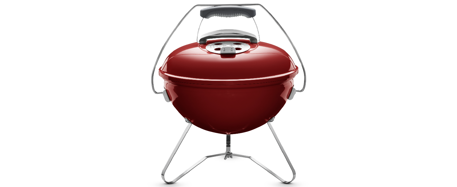 Вугільний гриль Weber Smokey Joe Premium, 37 см, портативний, емальований, Slate Blue
