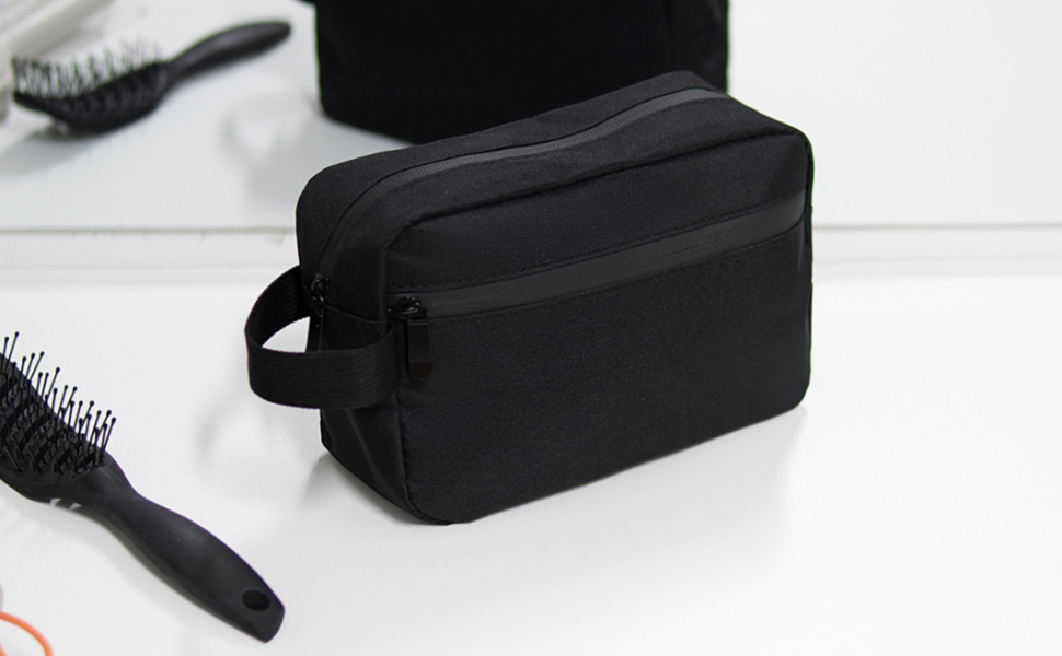 Чоловіча та жіноча дорожня косметичка FUNSEED для туалетних аксесуарів, органайзер для косметики чорного кольору