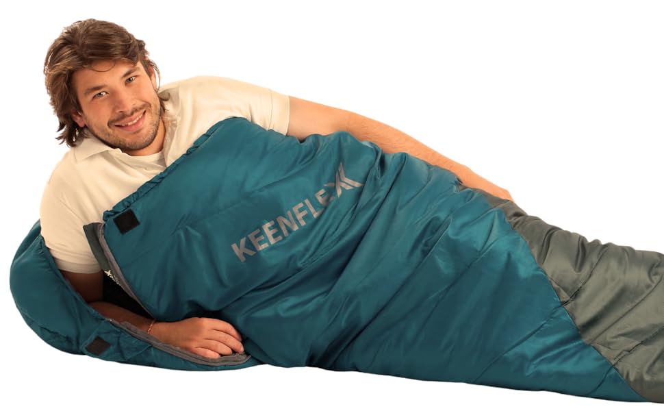 Сплячий мішок Outdoor 3 сезони -12.0°C (Blue -18.0°C)