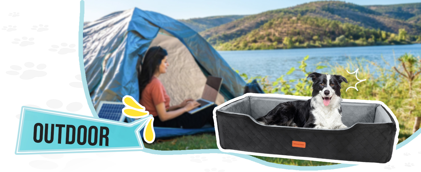 Автокрісло для собак великих порід до 45 кг, чорне, з двома страхувальними ременями, миється