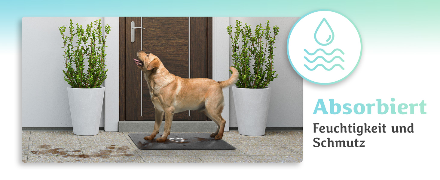 Килимок для дому 60x90 см (серце, сірий) - килимок для вхідних дверей, захист від бруду