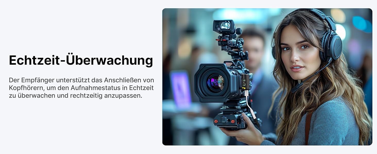 Бездротове петличне мікрофону FULAIM X6S для iPhone, Android, з AI-шумопоглинанням, 48 кГц/24 біт, з кейсом для зарядки та зберігання, для відеозйомки та Vlogging