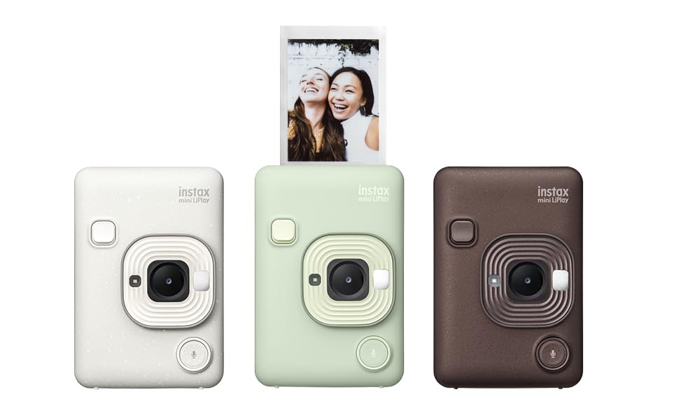 Камера INSTAX Mini LiPlay 2 гібридна цифрова білого кольору (Misty White)