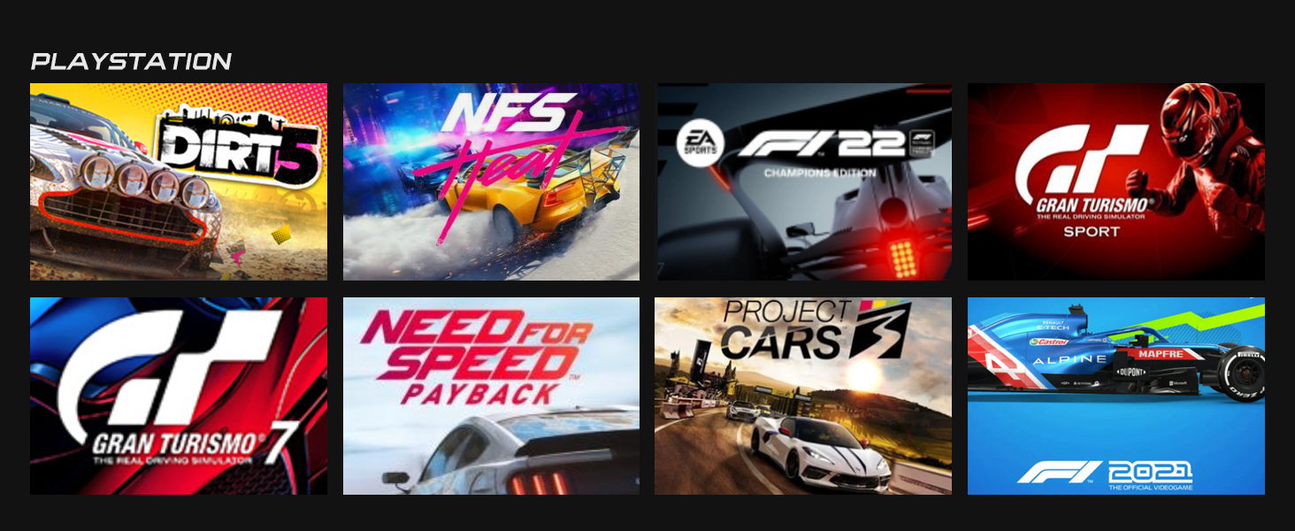 Ігрове кермо PXN V9 з педалями та перемиканням передач, 270/900 градусів, з вібрацією, сумісне з PS4, Xbox One, Xbox Series X/S, PS3, PC, NS Switch, з інструментом та додатком