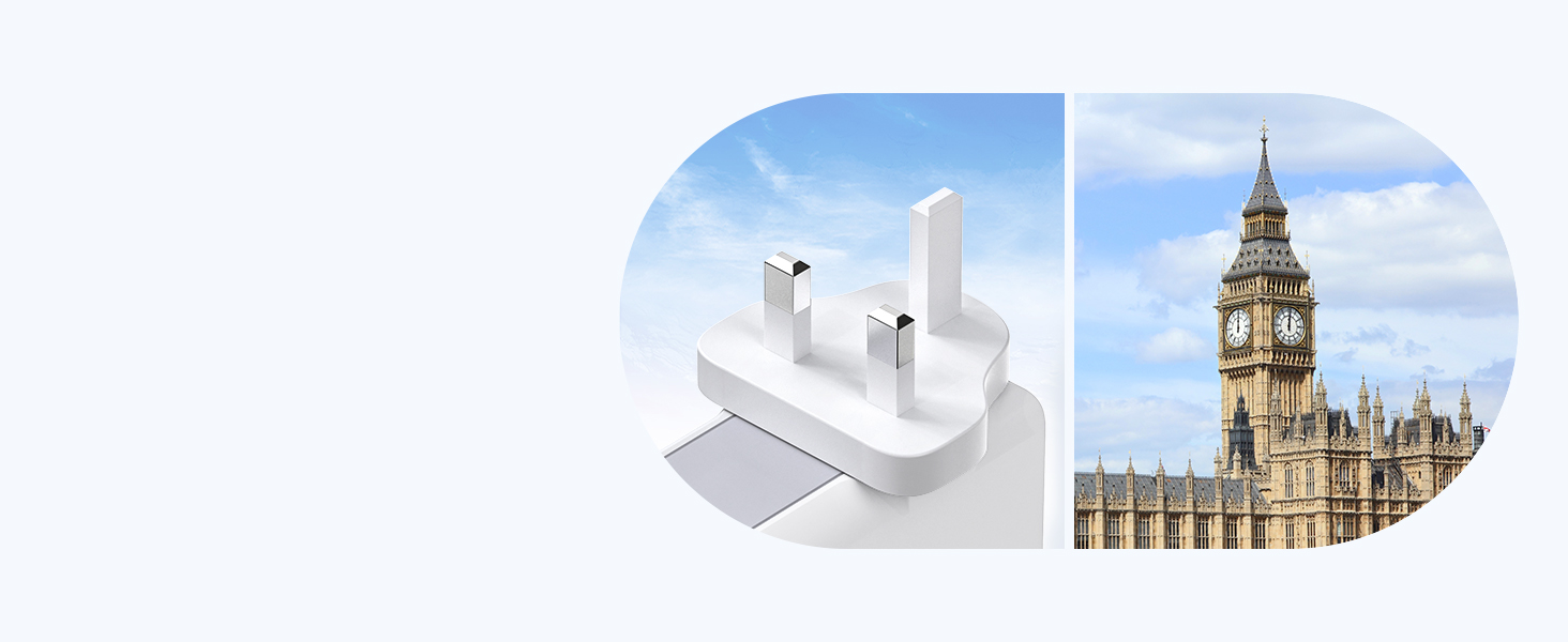 Універсальний адаптер LENCENT з USB-зарядкою 4 в 1, 22W (EU/US/UK/AU) для мобільних пристроїв