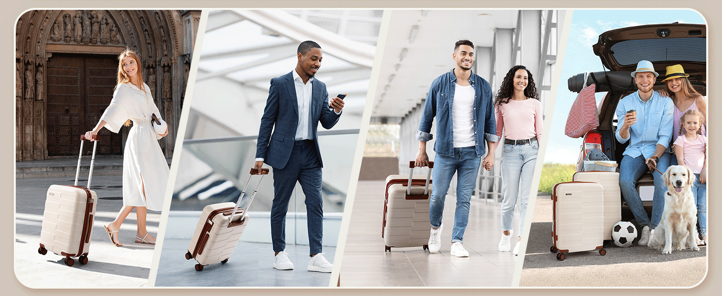 Чемодан VIPbox з жорсткою обшивкою, великий (75 см), розширюваний, легкий, з полікарбонату, з TSA замком, білий, M+XL (55+75 см)