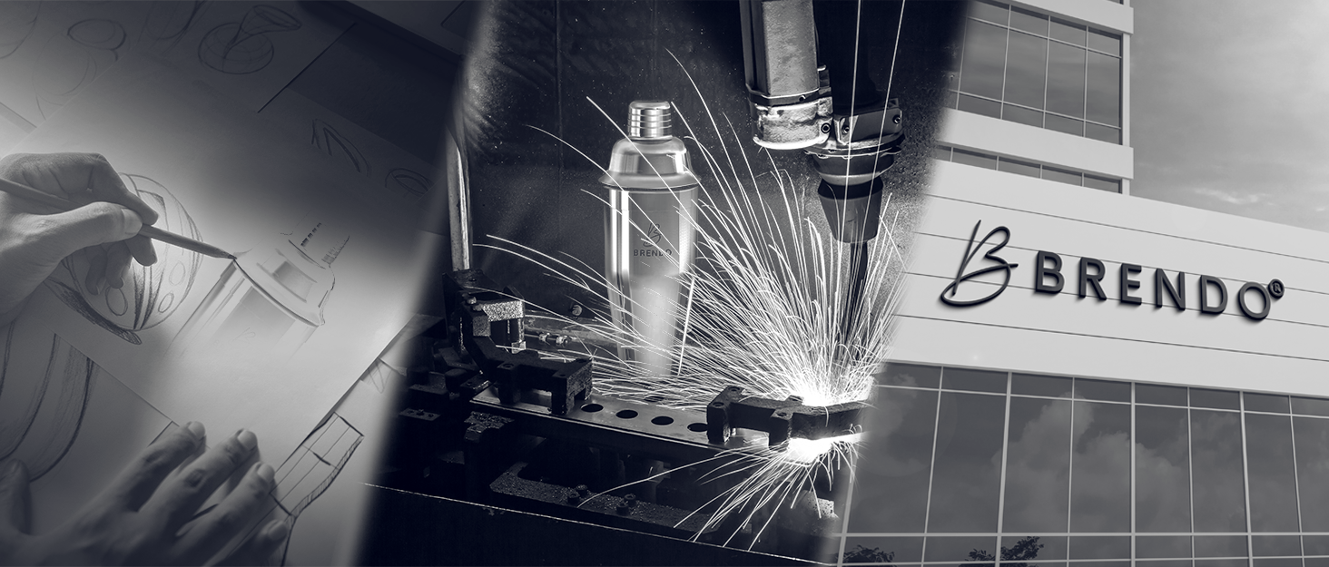 Преміум Fleischklopfer від Brendo: м'ясорубка з масивного нержавіючої сталі, двостороння, з плоскою та зубчастою поверхнею для будь-якого м'яса, + E-Book рецептів, придатна для миття в посудомийній машині, шніцельниця