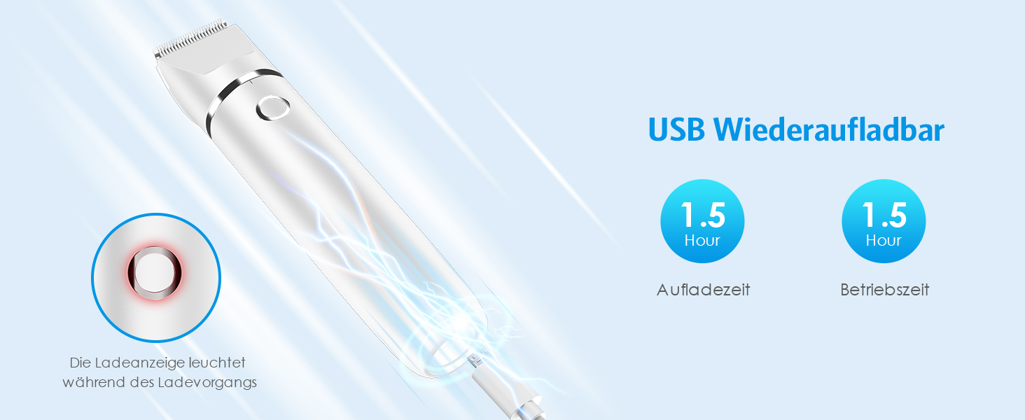 Машинка для стрижки собак та котів 2-в-1 Brifit, тример для подушечок лап, тиха, водонепроникна IPX7, професійна для тіла, лап, очей, вух, обличчя